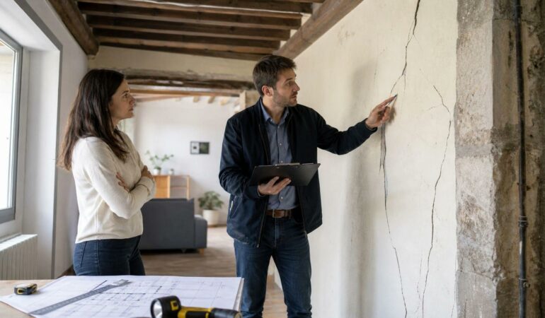 Maison ancienne avant travaux de rénovation à Toulouse